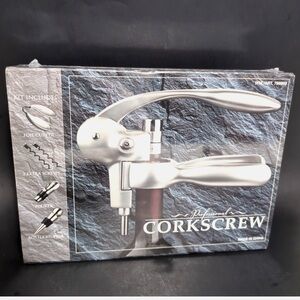 Premium Silver Corkscrew Set